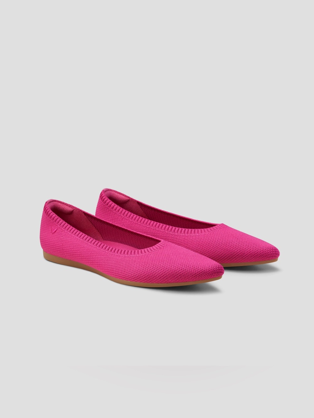 Vivaia Comfortable pointed toe pink ballet flats size 37.5 or 7 - Picture 3 of 9